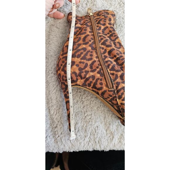 Jessica Simpson Valyn 4 Faux Suede Sock Stiletto Heeled Ankle Boots Women Sz 8M - Picture 7 of 7